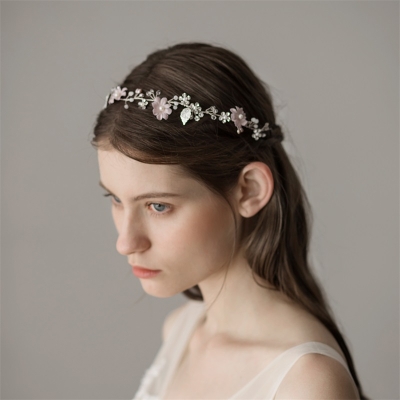 Wedding Headbands With Pearl/Floral Bridal Headpieces