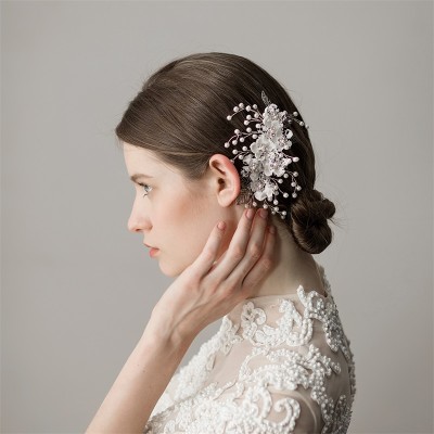 Wedding Combs With Pearl/Floral Bridal Headpieces