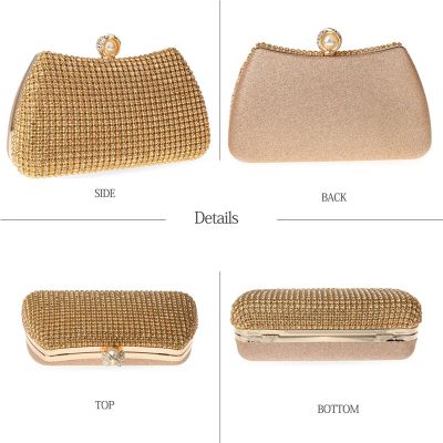 Sparkling Glitter Event/Party Clutches & Bags With Crystal/ Rhinestone