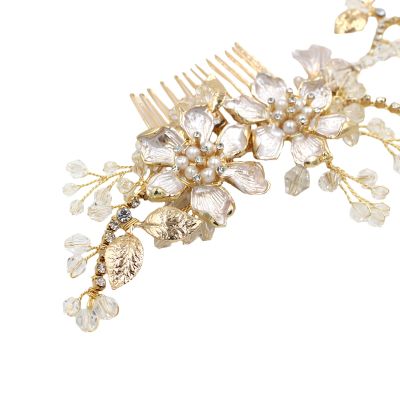 Wedding Combs With Pearl/Flower Bridal Headpieces