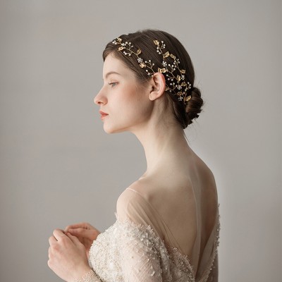 Wedding Headbands With Leaf Bridal Headpieces