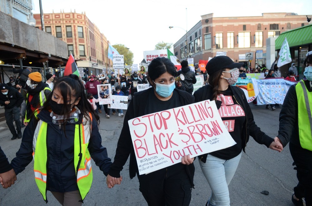 Adam Toledo, 13, was killed by Chicago police. This group marches for his justice.
