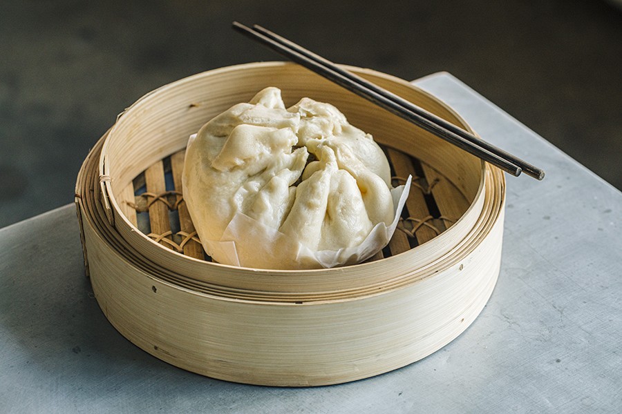 The steamed dumpling banh bao is the showstopper on Giống Giống’s eight-item menu.