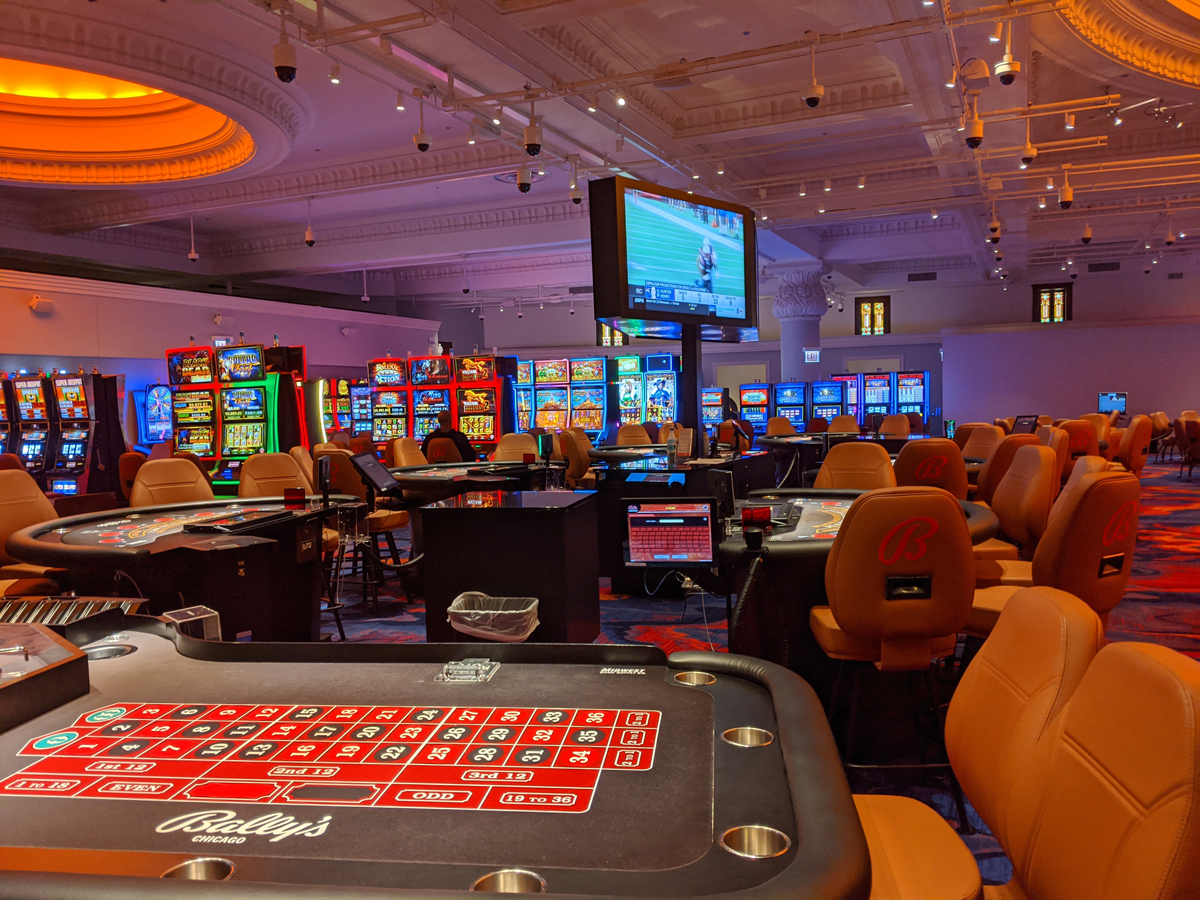 Photo of the interior of the Bally's casino