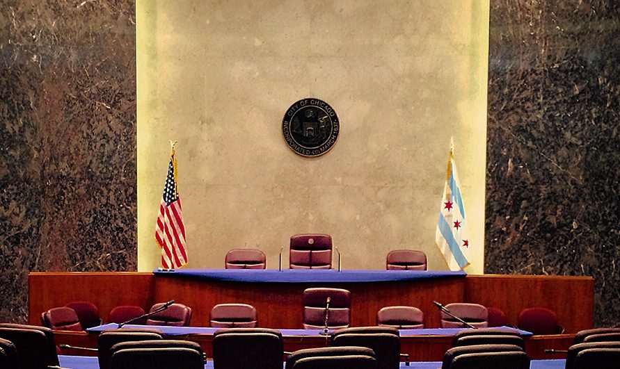 Chicago City Council chambers